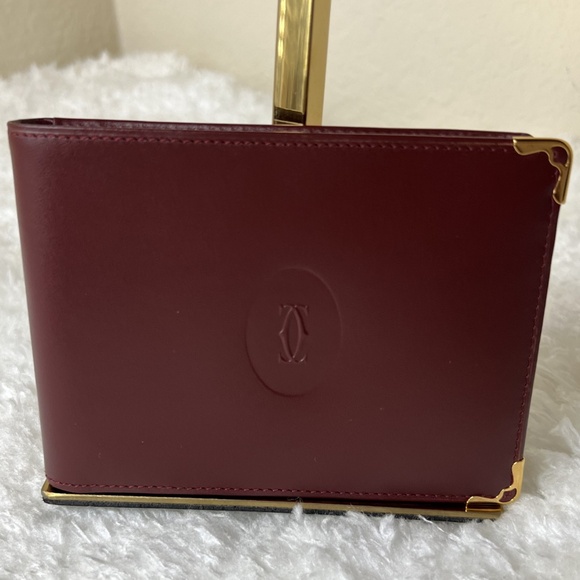 Cartier Leather Bifold Wallet - Picture 1 of 6